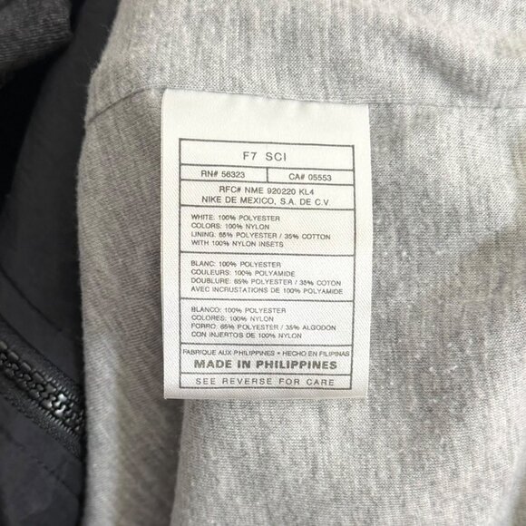 Vintage 90s Nike Mens Windbreaker Burgundy Large Streetwear Retro Sporty - Picture 6 of 8